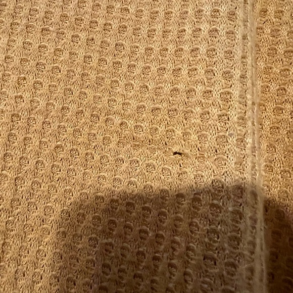 Waffle Button Top - Picture 2 of 3